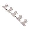 Nail Extension Clips Reusable Alloy Curve C Nail Art Pinching Clips DIY Manicure Tool Silver Color 10 Piece Set