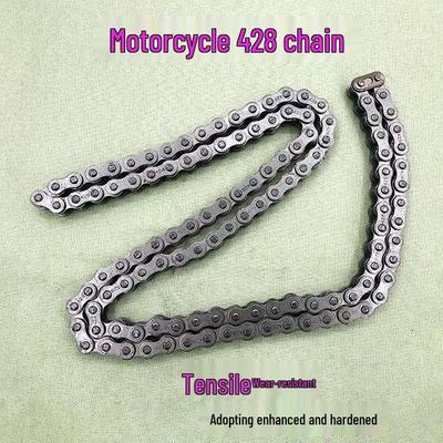 Motorcycle Chain 428 - Available In 100, 104, 106, 108, 112, & 116 Links for Various Models
