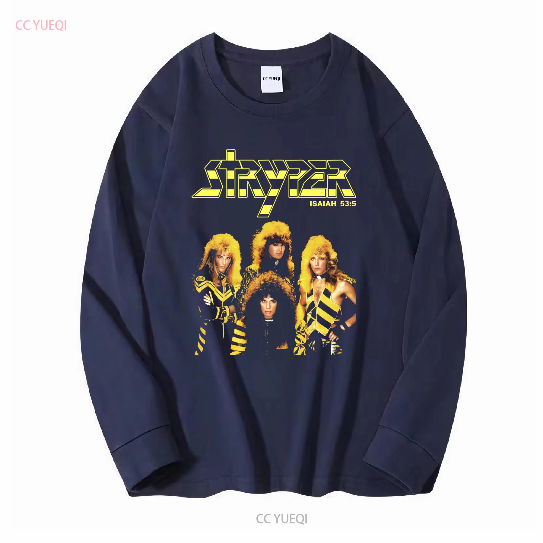 

Stryper T shirt Band Isaiah 53 5 To Hell With the Devil S long or short sleeves vintage Washed Breathable Unisex Versatile M
