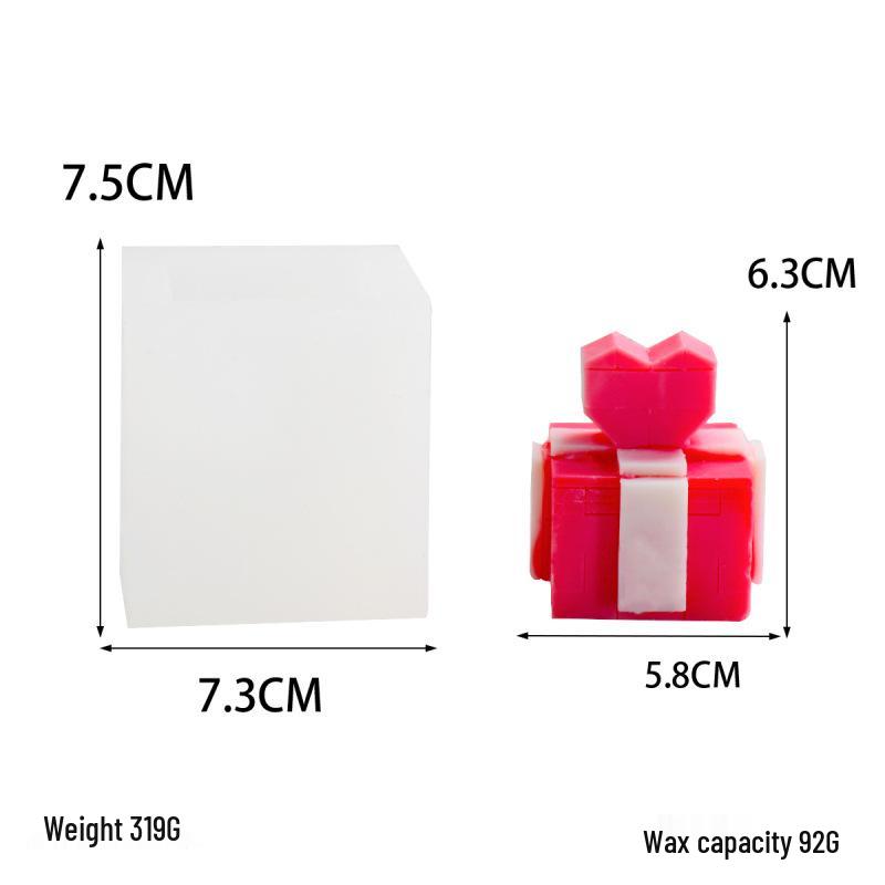 Bowknot 3D Embossed Silicone Mold for DIY Gift Box, Scented Candle, Plaster, and Diffuser Stone Crafting