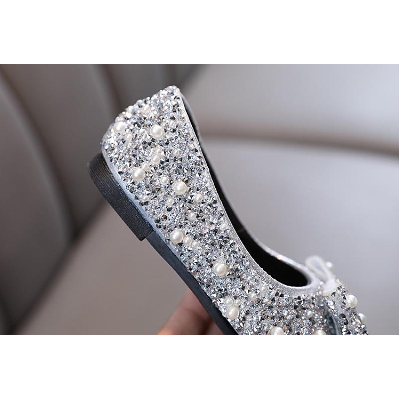 Summer New Bowknot Ladylike Girls' Princess Children's Baby Princess Single Shoes Leather Dance Performance Shoes