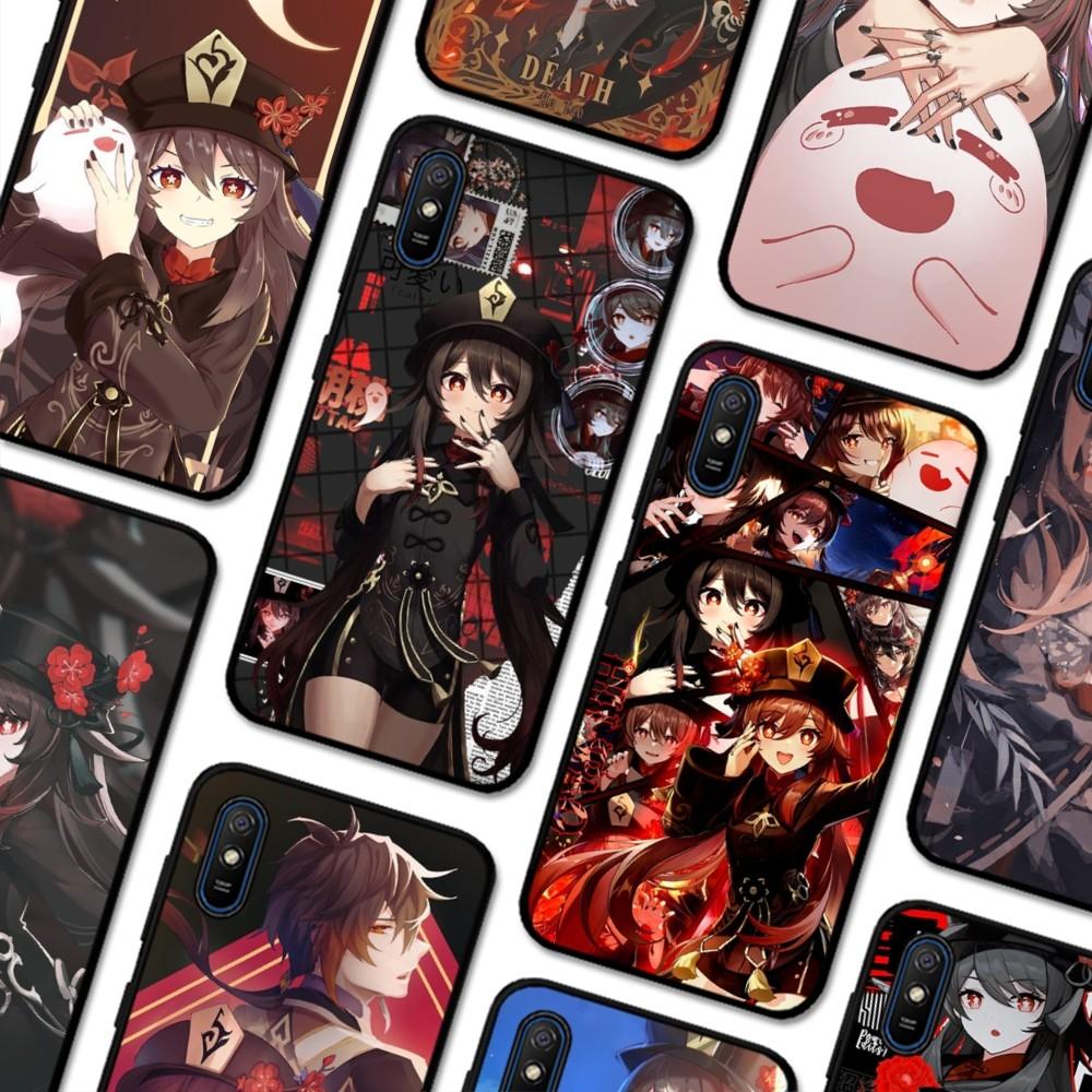 Genshin Impact Hu Tao Phone Case For Redmi 5 6 7 8 9 10 Plus Pro 6 7 8 9 A GO K20 K30 K40 Pro Plus F3 Fundas