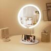 Smart LED Makeup Mirror with Phone Holder CN Plug (adapter Included)