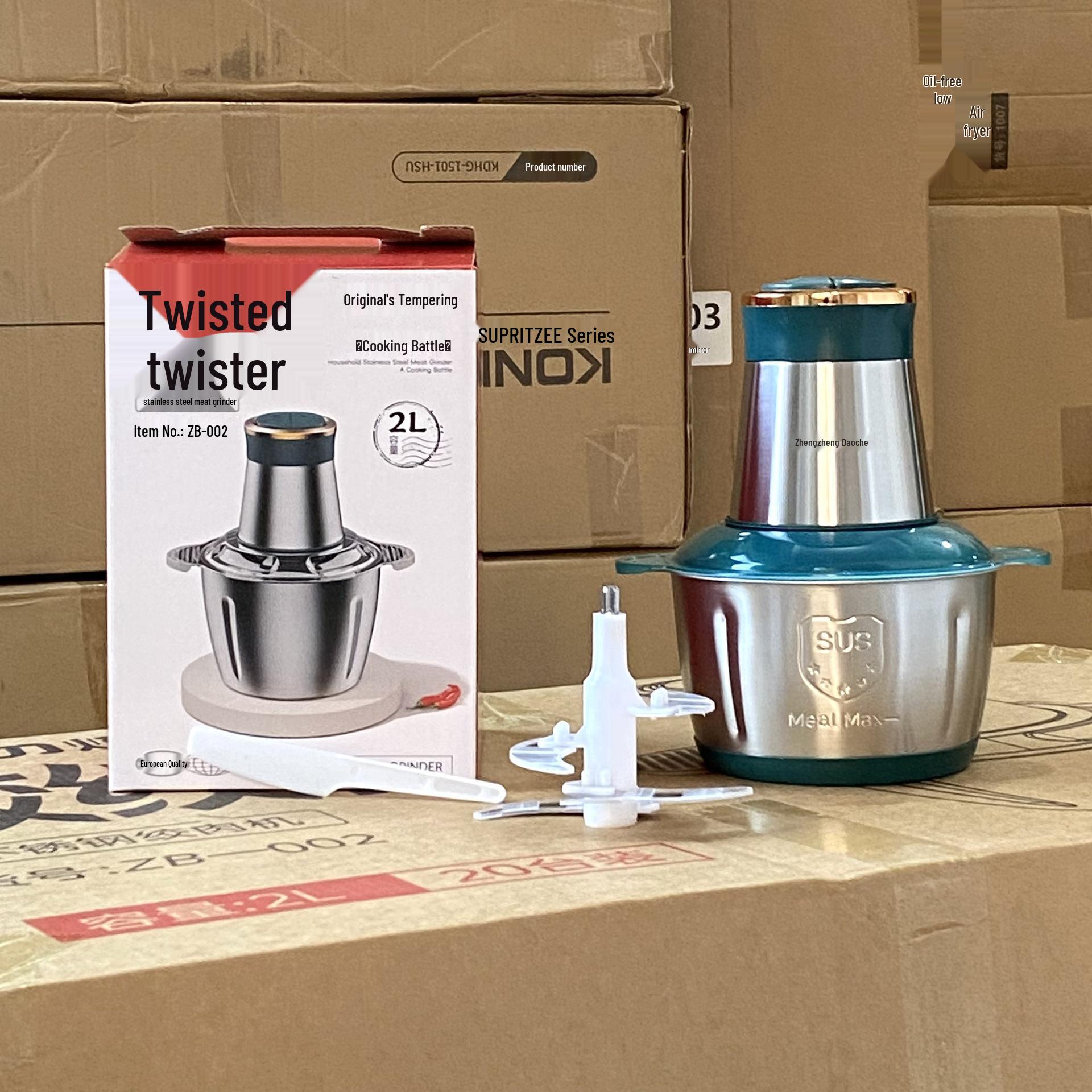 Zheng Ben Zhi Lian 5L Multi-functional Stainless Steel Food Processor & Meat Grinder