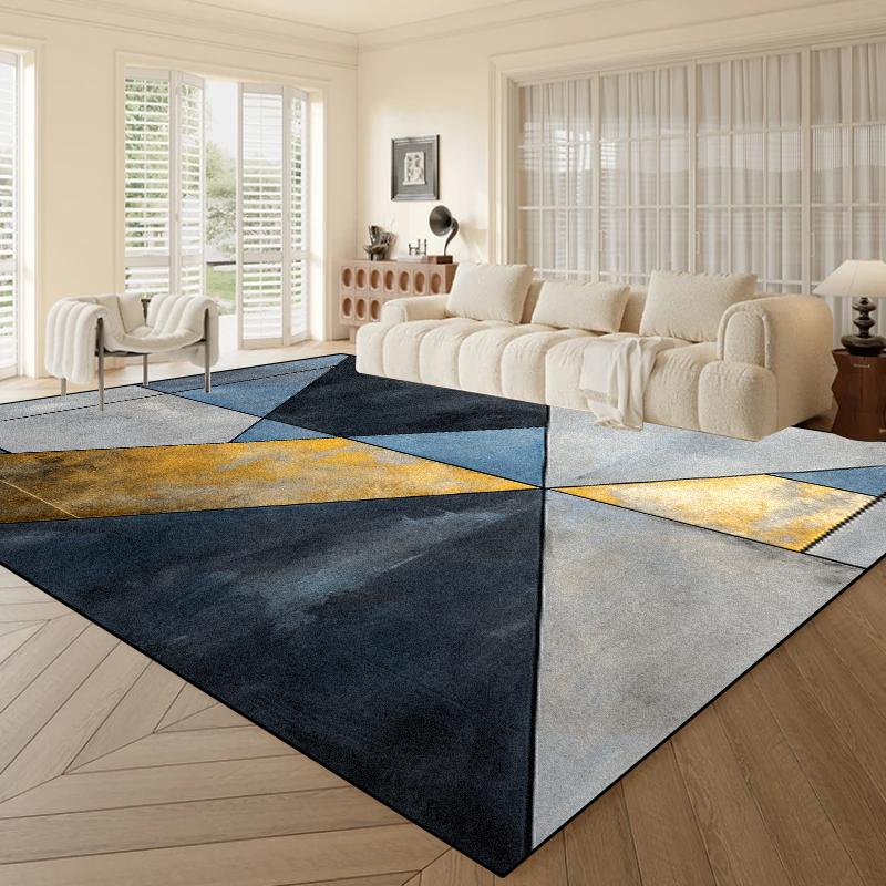 Modern Luxury Geometry Carpet For Living Room Decoration Rugs Large Area Bedroom Cloakroom Decor Rug Non-Slip Coffee Table Mat