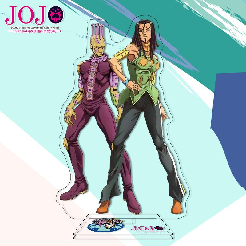 JOJO s Bizarre Adventure Golden Wind Anime Acrylic Standee Character Display Figurine Dropshipping Anime Merchandise