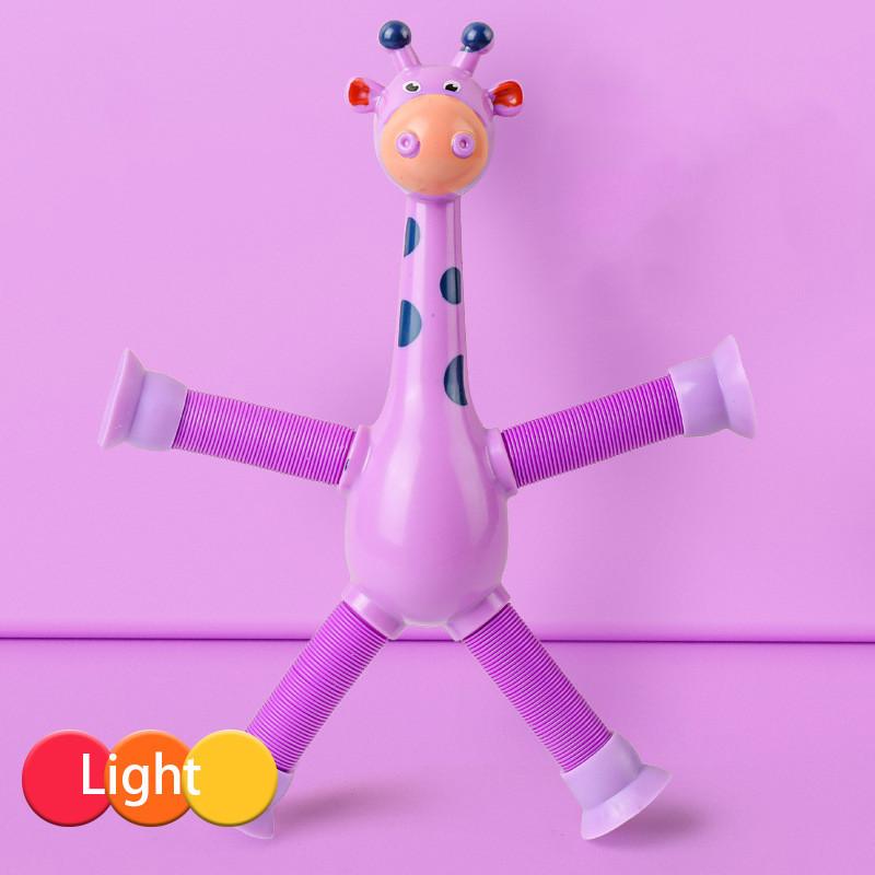 Colorful Stretchable Giraffe Squeeze Toy For Kids Cute Stress Relief 2023 Trendy