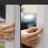 4pc Punch-free Transparent Cabinet Door Handle Drawer Door Handle Wardrobe Shoe Cabinet Aid Handle Toilet Lid Lifter