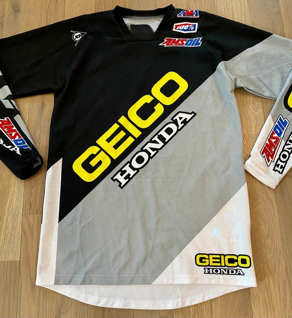 2025 Jeremy Martin Honda Motorcycle Jersey Quick Drying Breathable Racing Shirt Comfortable Off-Road Moto Top for Summer Riding