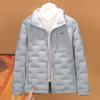 Light down jacket women's white duck down autumn and winter new mountain pressure glue stand-up collar light plus size jacket