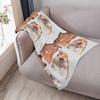 Hamster Meme Throw Blanket Multi-Purpose Hairys Summer Stuffeds Shaggy Beautifuls Blankets