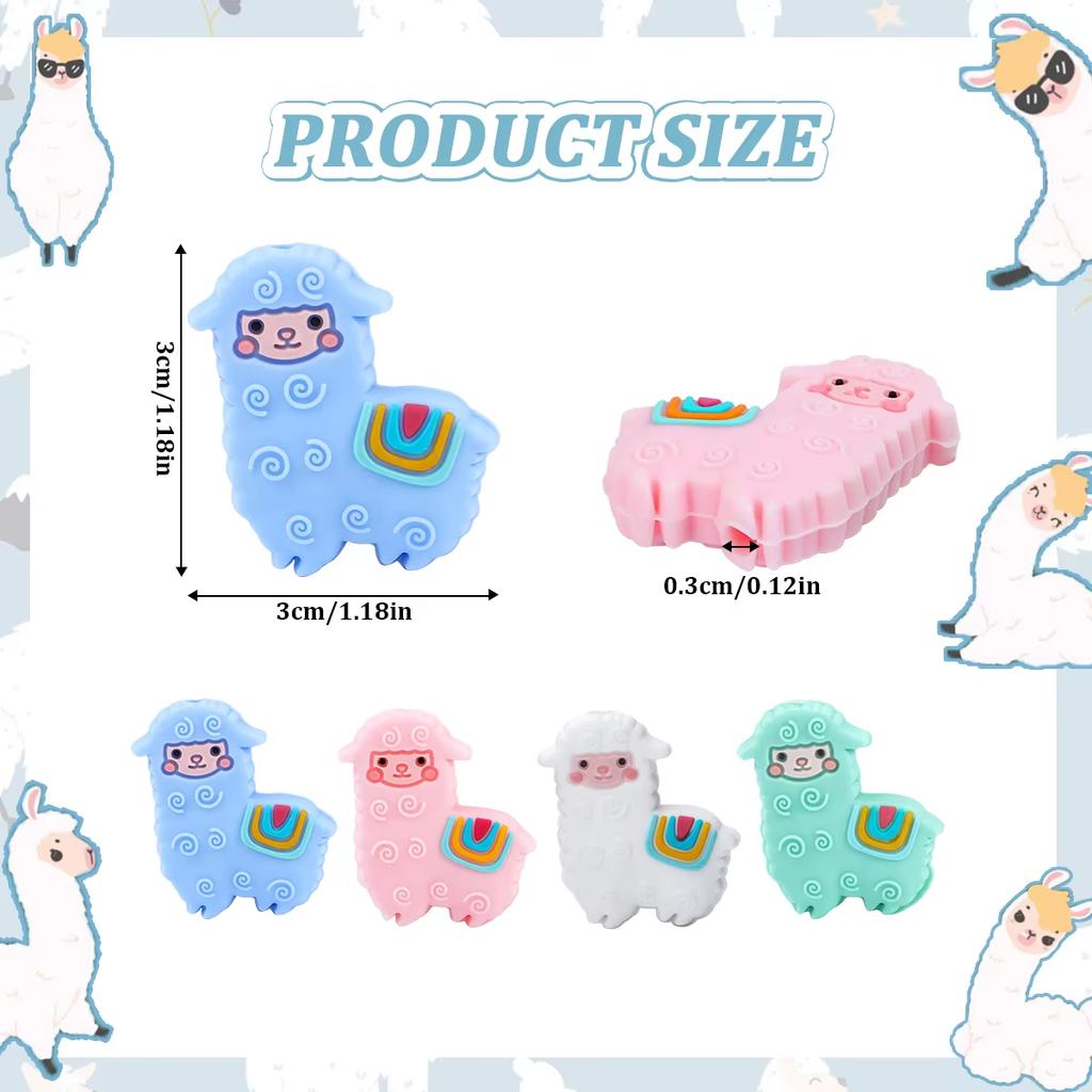 4pcs Cartoon Animal Needle Point Protectors Knitting Needle Stoppers Cute Letters Knitting End Caps for Knitting Accessory