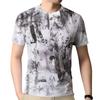 Men's T-Shirt 3d Tie Dye Print Tee Vintage O Neck Short Sleeve Casual Tops Streetwear Extra Large T-Shirt Fashion Men Clothing