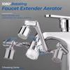 Metal 1080 Rotating Kithcen Faucet Extender with Filter 2 Modes Tap Aerator Splash Basin Swivel Robotic Arm Faucets Extension