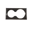Carbon Fiber Fit For Benz ML GL Car Central Console Water Cup Frame Trim 2012-16