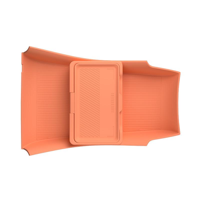 Hiace 07EV Dustproof Silicone Storage Box: Fits 25 Models, Perfect for Center Console Organization.