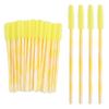 50Pcs Disposable Eyelash Brushes Makeup Tools Silicone Eyelash Makeup Brush Microbrush Rainbow Color Mascara Wand Applicator