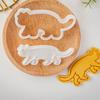 Cute Kitten Shaped Biscuit Molds Adorable Cat Patterned Cookie Stamps Biscuits Mould for Sweet Treat Creations