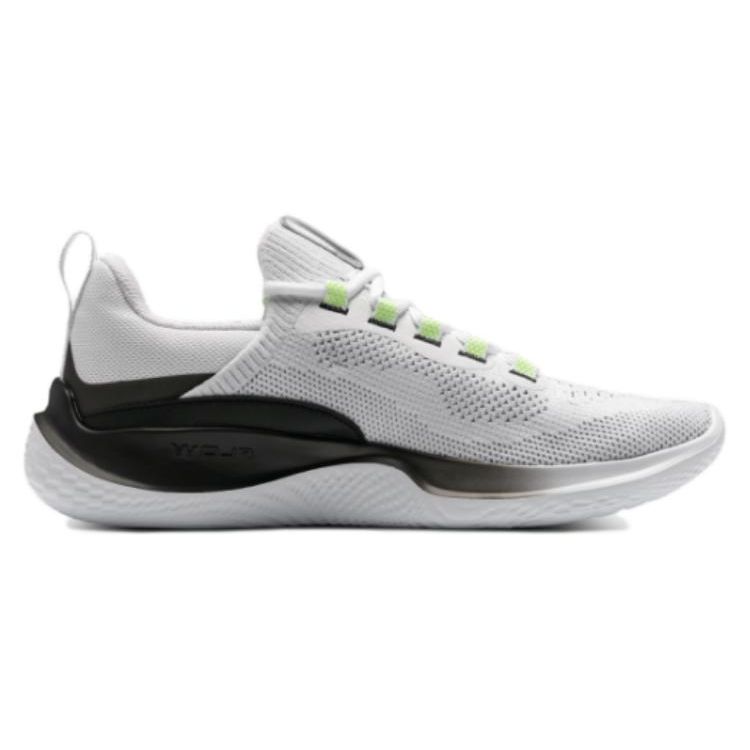 Under Armour Flow Dynamic White Black Lime Men Sneakers Lime-Surge 3026106-100