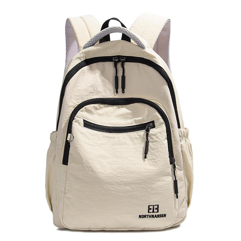Schoolbag new backpack Korean version fresh male and female students schoolbag large capacity simple lightweight travel backpack