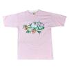Prairie Mountain Single Stitch Graphic Print T-Shirt Mens Womens Tees Top Made In USA Pink Mens