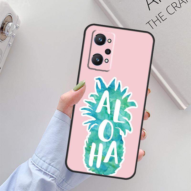 Aloha Beach Life Hawaii For Realme 11 10 12 13 14 Pro Plus GT 5 6 6T GT7 Pro C67 C61 C53 C51 C21Y C25S C55 C75 Case