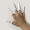 Pure Cotton Wear-Resistant Finger Protectors - Protective Transparent Finger Sleeves for Industrial Use and Cash Counting