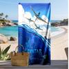 Toalla de Playa Estampada de Avatar Secado Rápido Toalla Suave Manta de Playa Rectangular Grande Portátil para Viajes Piscina