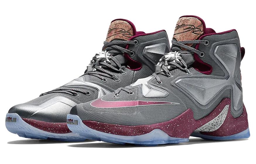 Nike LeBron 13 Opening Night 'Grey Red Goldsilver' 823301-060