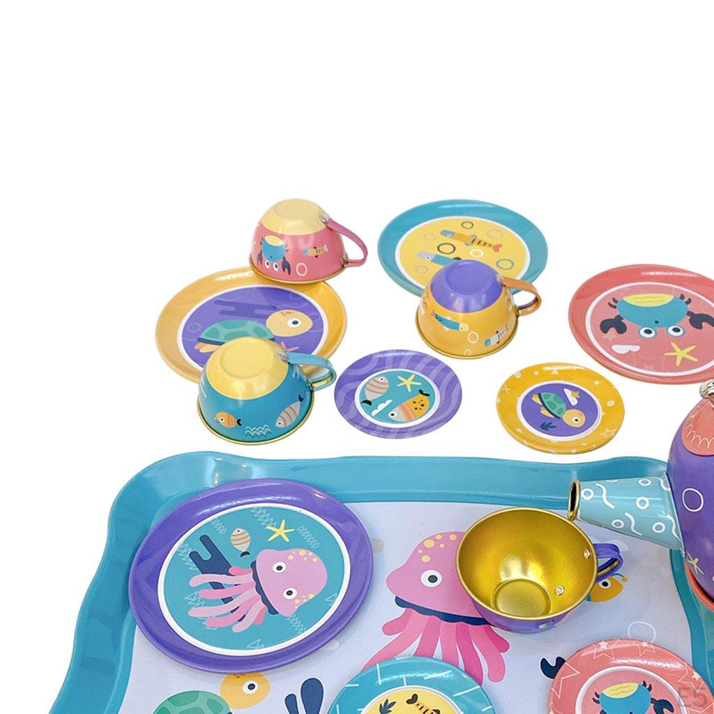 Set Toy Dishes And Utensils with Accessories Pretend Toys for Toddler Boys Children Kitchen