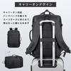 OFAMOUS Business Backpack, Expandable Gusset, Waterproof, Large Capacity, Men's, Expandable Functions, Fits 15.6-inch Laptops, Perfect for Commuting,