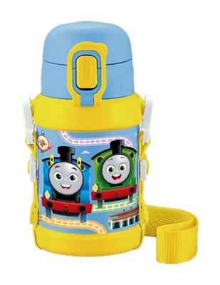 OSK Direct Stainless Steel Bottle Insulated for Cold Drinks with Shoulder Thomas the Tank Engine Direct TO2D 450ml, Only, Strap, One-Push Opening,