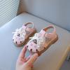 School Girl'S Princess Shoes Supper Nice Anti-Slip Beach Shoes New Style Baby Girls Ribbons Shoes Toddler Student Sandals