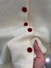 Plus Size Women's New Year Round Neck Knit Cardigan with Little Horse Embroidery – Autumn/Winter Long Sleeve Top