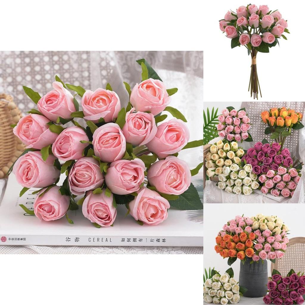 Romantic Rose Simulated Flower Bundle For Event Decoration And Outdoor Celebrations