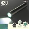 OHM Rechargeable LED 180 and Flashing Functions LH-C18B5 08-1720 Flashlight, Lumens, Zoom, Dimmable,