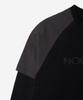 NODE LABS Dev:12 Slash Layered Color Block Long Sleeve T-Shirt_Black