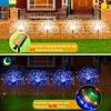 300/420 LED Outdoor Solar Garden Light, Upgraded Fireworks Light, 8 Lighting Modes,outdoor Decoration On Garden Terraces,Halloween,Christmas