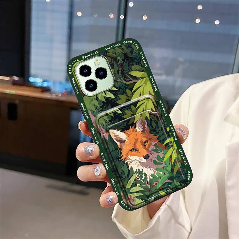Dirt-resistant Durable Phone Case For Oukitel C21 Pro Fashion Design Full Wrap Silicone Graffiti TPU Card Slot Cover