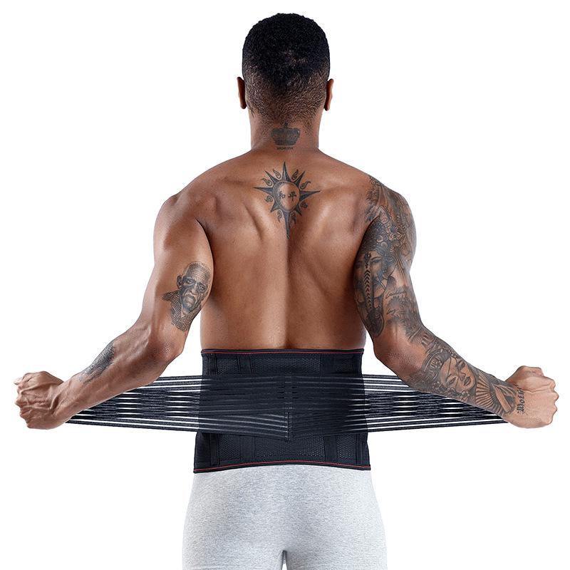 Men's Slimming Abdomen Wrap Corset Fitness Sweat Waistband