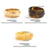 Ingemark 3 Styles Hip Hop Irregular Resin Stack Wide Bangles Women 2025 New Vintage Chunky Smooth Metal Bracelets Jewelry Gift