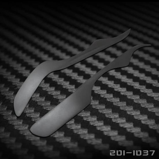 Carbon Fiber & Fiber glass primer Car Headlight Eyebrow Cover Trim Sticker Head Lamp Eyelid For Lexus IS200 Altezza 1999 - 2004 Fiber glass