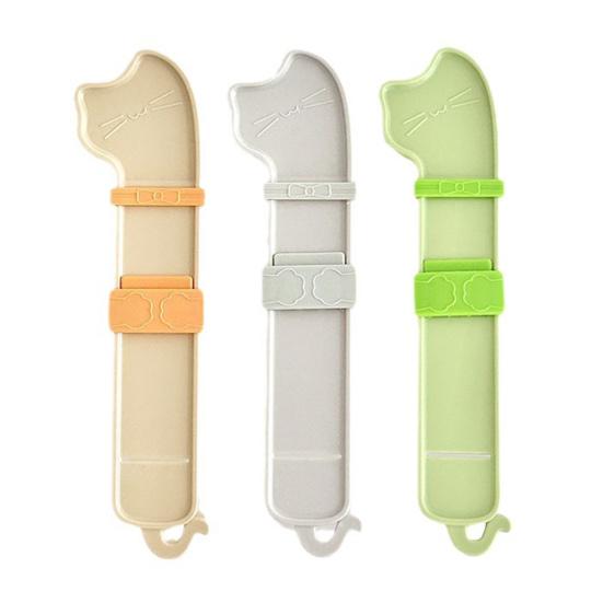 Cat Canned Spoon Feeder Cat Food Squeeze Spoon Cat Snack Dispenser Efficient Pet Feeding Tool for Wet Food Pastes