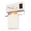 Wall Mounted Heater Remote Control Digital Display with Clothes Hanger Wall Mounted Heating Air