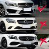 Front Bumper Spoiler Blade Canards For Mercedes Benz CLA W117 C117 Pre-facelift CLA200 45AMG 2013-2015 Splitter Trim Accessories