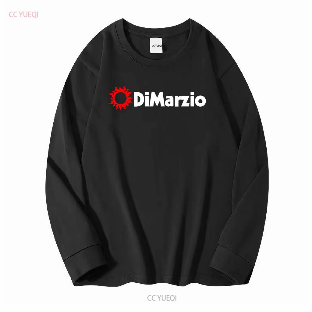 New T Shirt DiMarzio Guitars Company Logo Black Grey White Navy S 3XL vintage Washed homme Versatile Slightly Casual Breathable