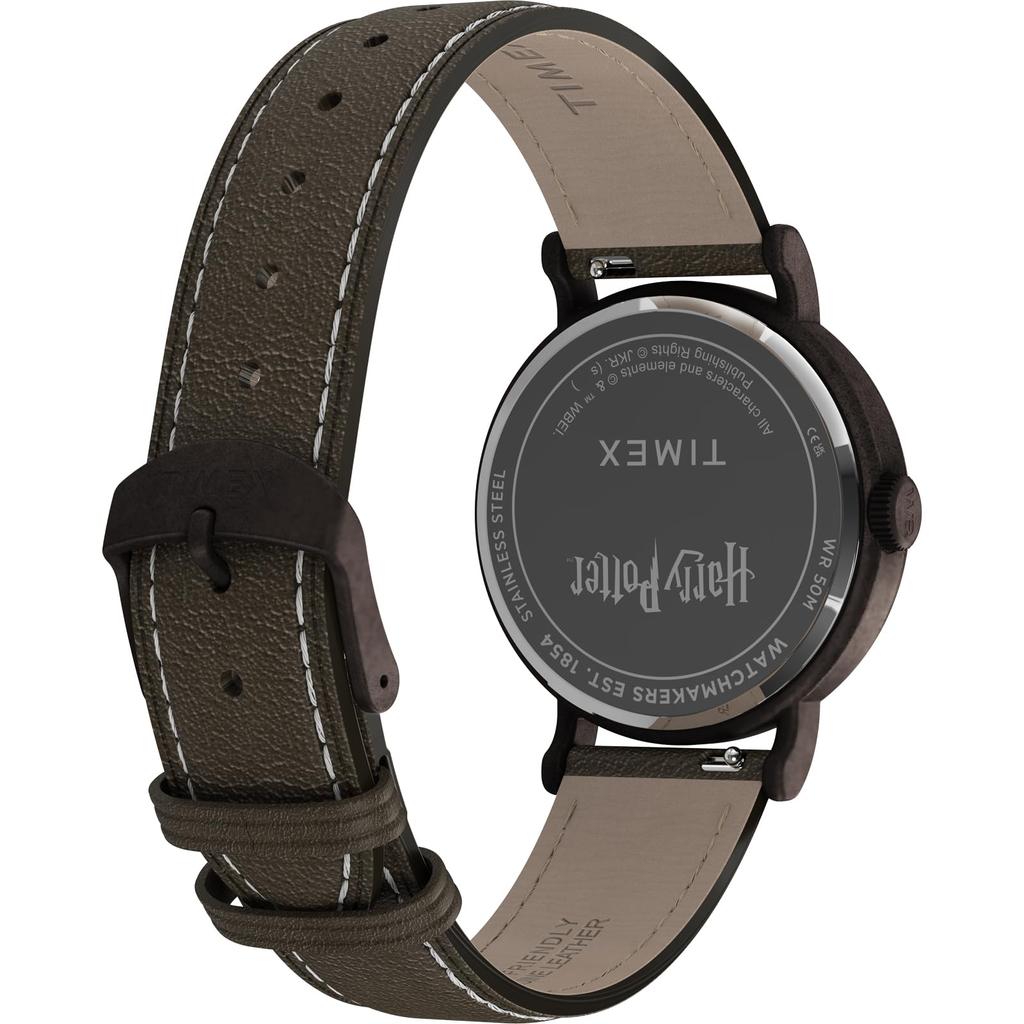 TIMEX TW2Y77000 Unisex Quartz Watch, Brown, 5 ATM Water Resistance