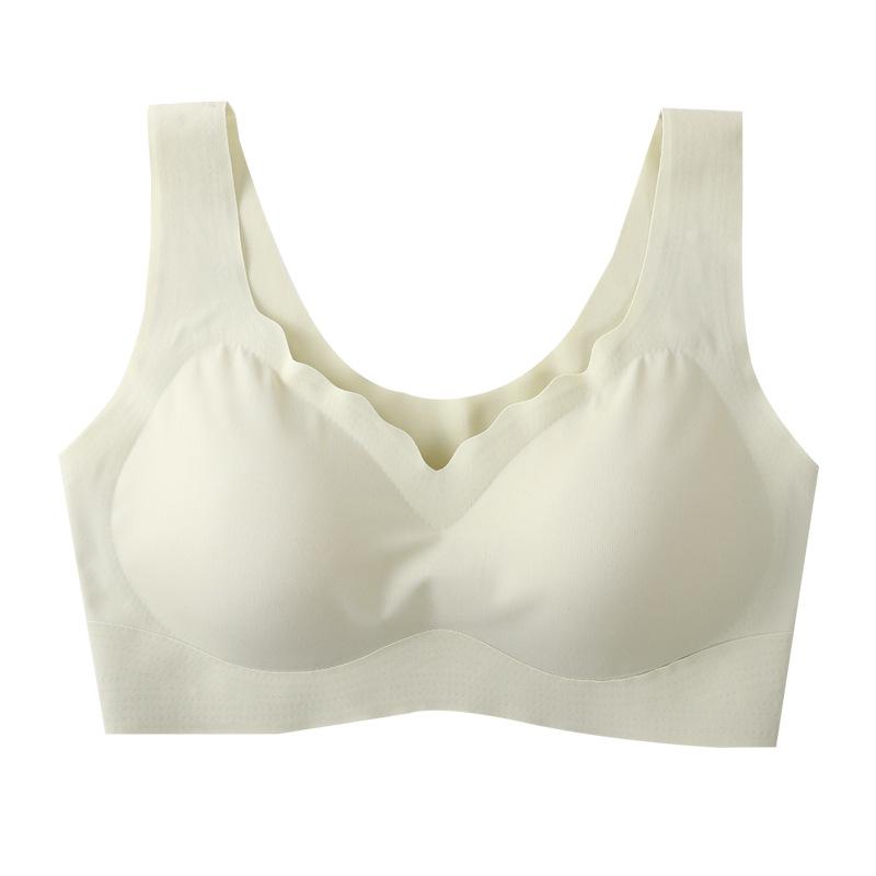 Seamless Wide-Shoulder Back-Enhancing Tank Top Bra for Women