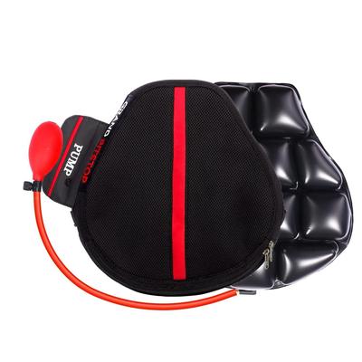 Inflatable Air Seat Cushion with Pump | Mesh Cover | Non-Skid Bottom | Bike Seat Cushion for Motorcycle, Office, Car, Home