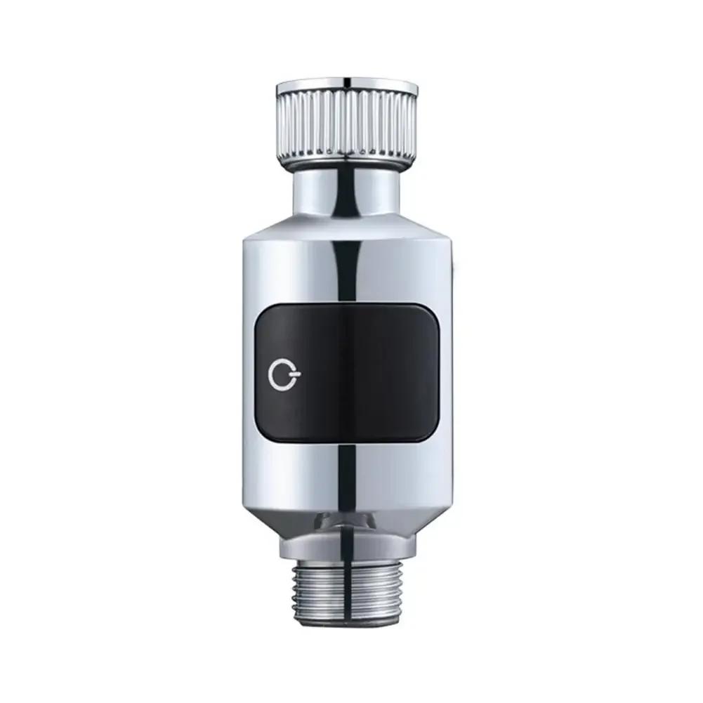 

Насадка для душа Монитор температуры воды Электрический светодиодный дисплей Температура Бытовой измеритель Термометр Смесители Вода для купания Душ серебряный